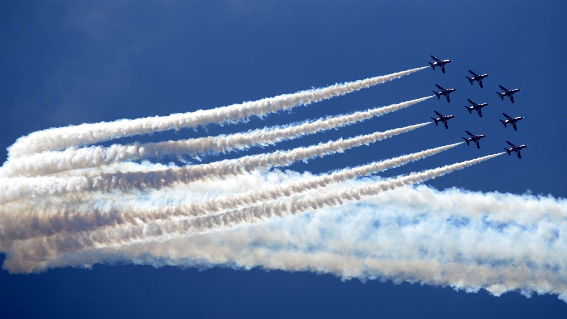 The Red Arrows in action