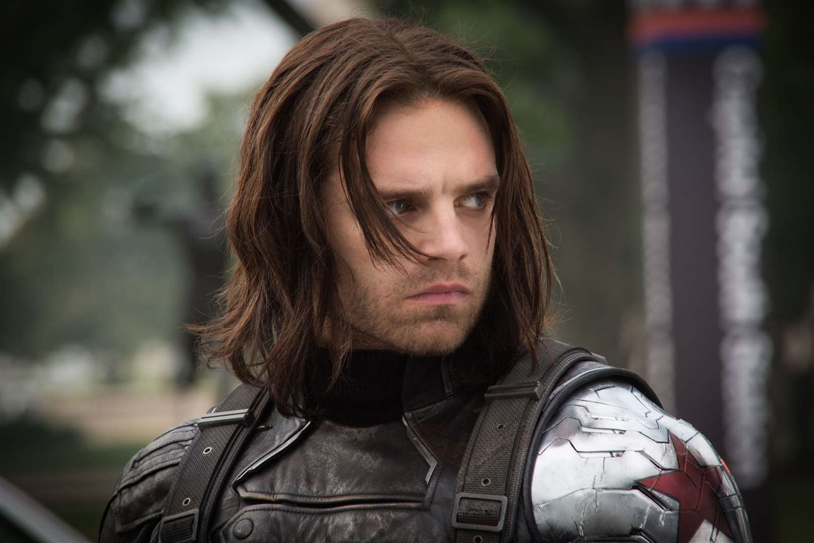 Captain America: The Winter Soldier, with Bucky Barnes/Winter Soldier (Sebastian Stan). Picture: PA Photo/Walt Disney Studios Motion Pictures