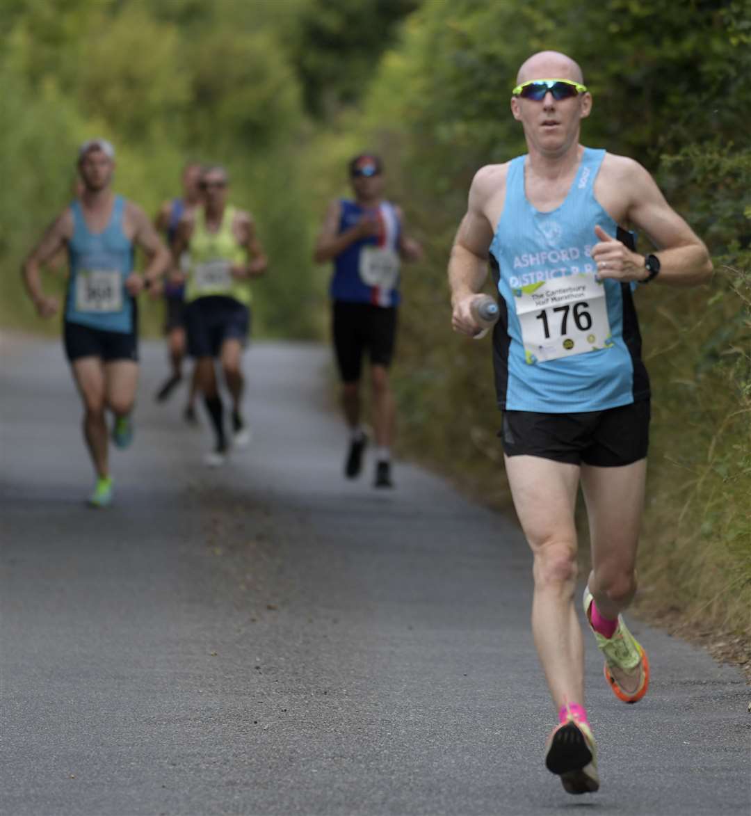 Paul Crisp of Ashford & District Road Running Club was 12th. Picture: Barry Goodwin