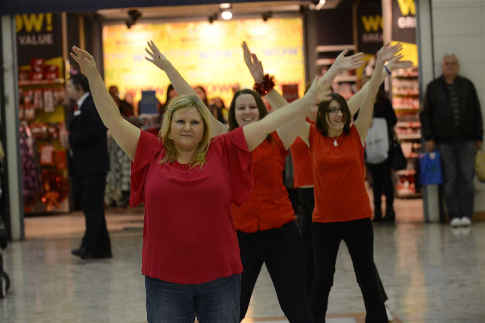 Flashmob dance in aid of Ruby Pentagon Centre, Chatham