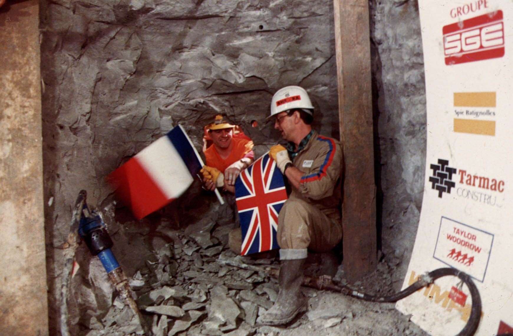 Robert 'Graham' Fagg made the breakthrough in December 1990. Picture: Eurotunnel