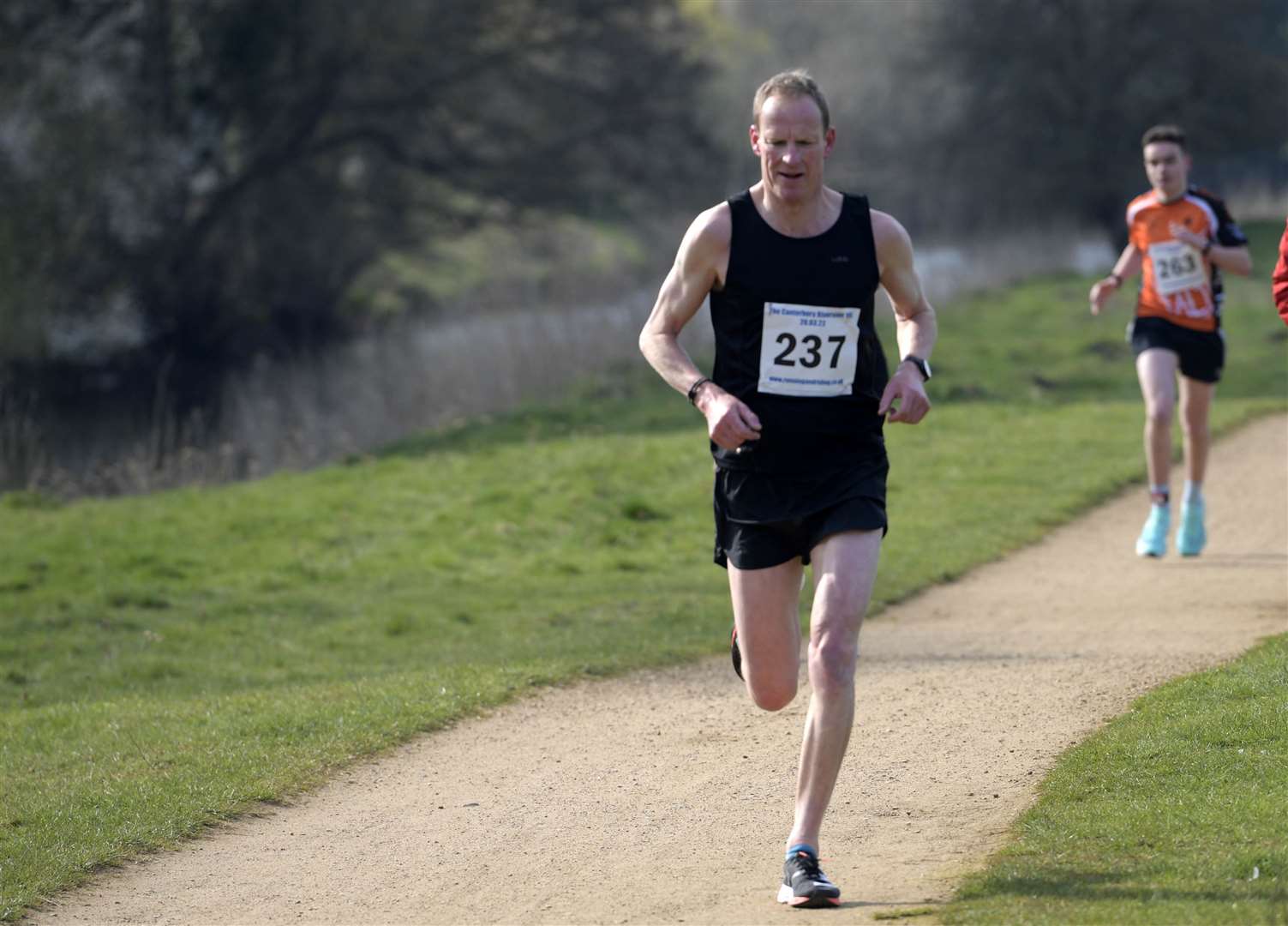 Richard Tomlinson, of Medway & Maidstone AC, was second home. Picture: Barry Goodwin