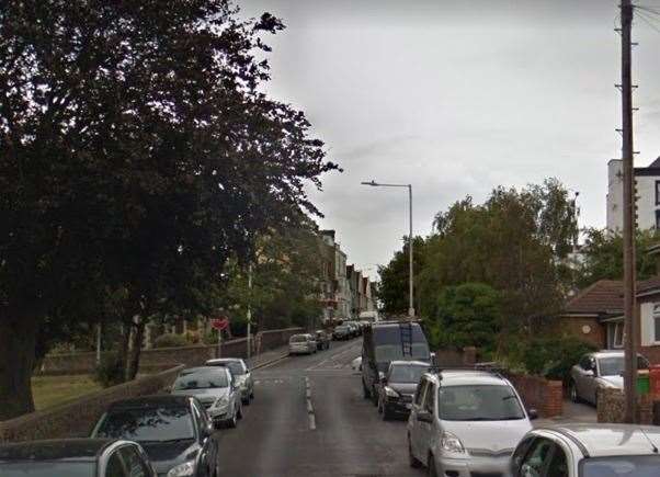 Cars were broken into on Bellevue Road in Ramsgate. Picture: Google Street View