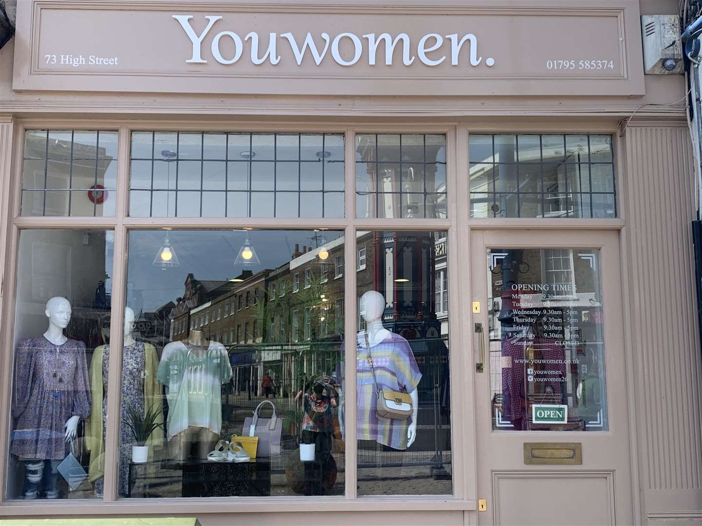 YouWomen has moved back to 77 High Street, Sheerness