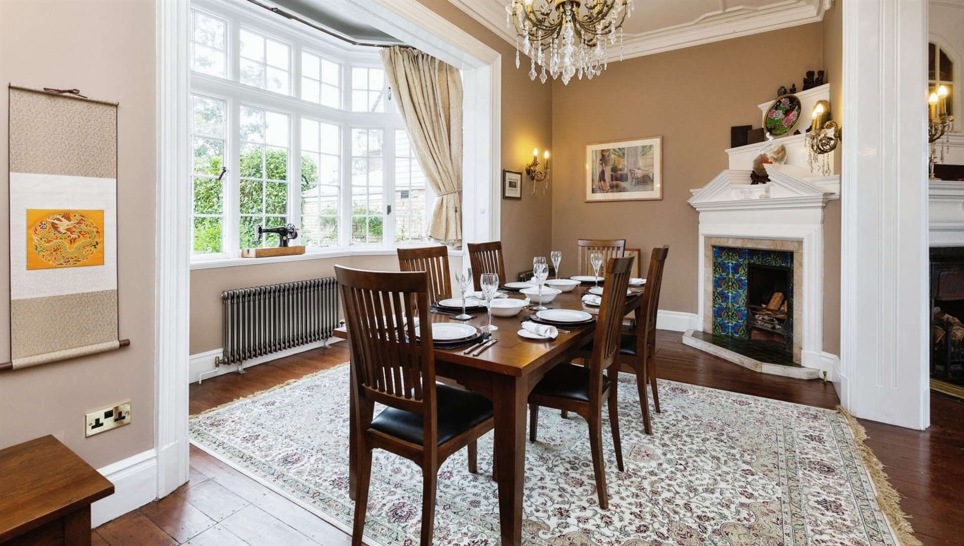 There's a dining room, drawing room and family room, as well as a separate annexe. Picture: Yopa