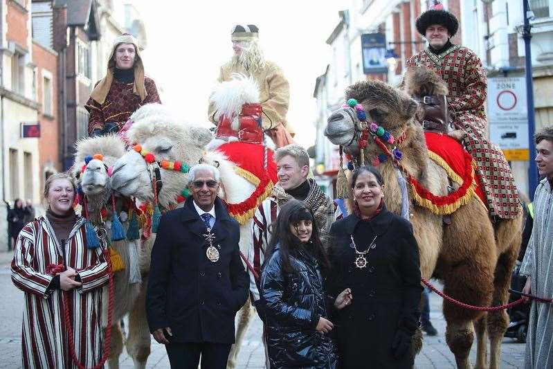 Gravesend's "A journey into Christmas" event took place throughout the town last year. Photo: Gravesham Council