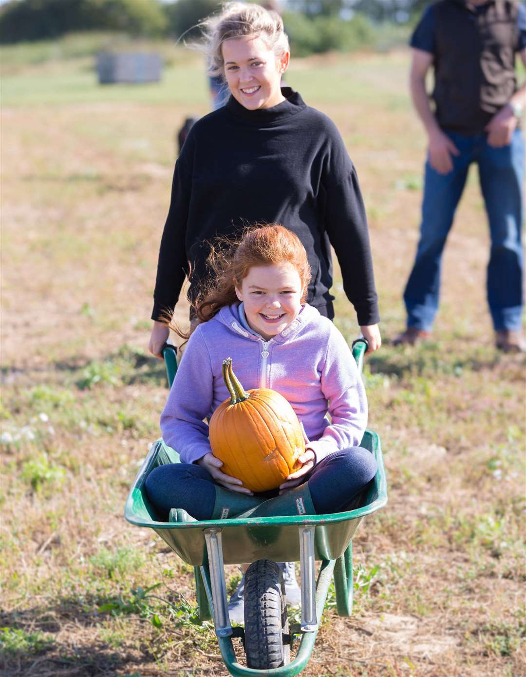 Pumpkin picking at Hoo Picture: Bruce Middlemiss