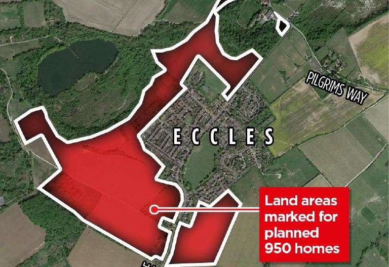 Tonbridge and Malling Council objects to 950-home Bushey Wood application in Eccles, but only for now