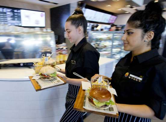 Staff will bring you your Big Mac and Fries! Picture: McDonald's