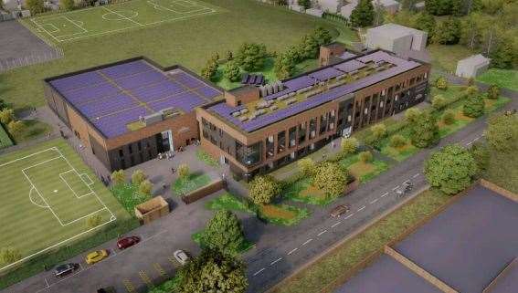 Orchards Academy site in St Mary's Road, Swanley