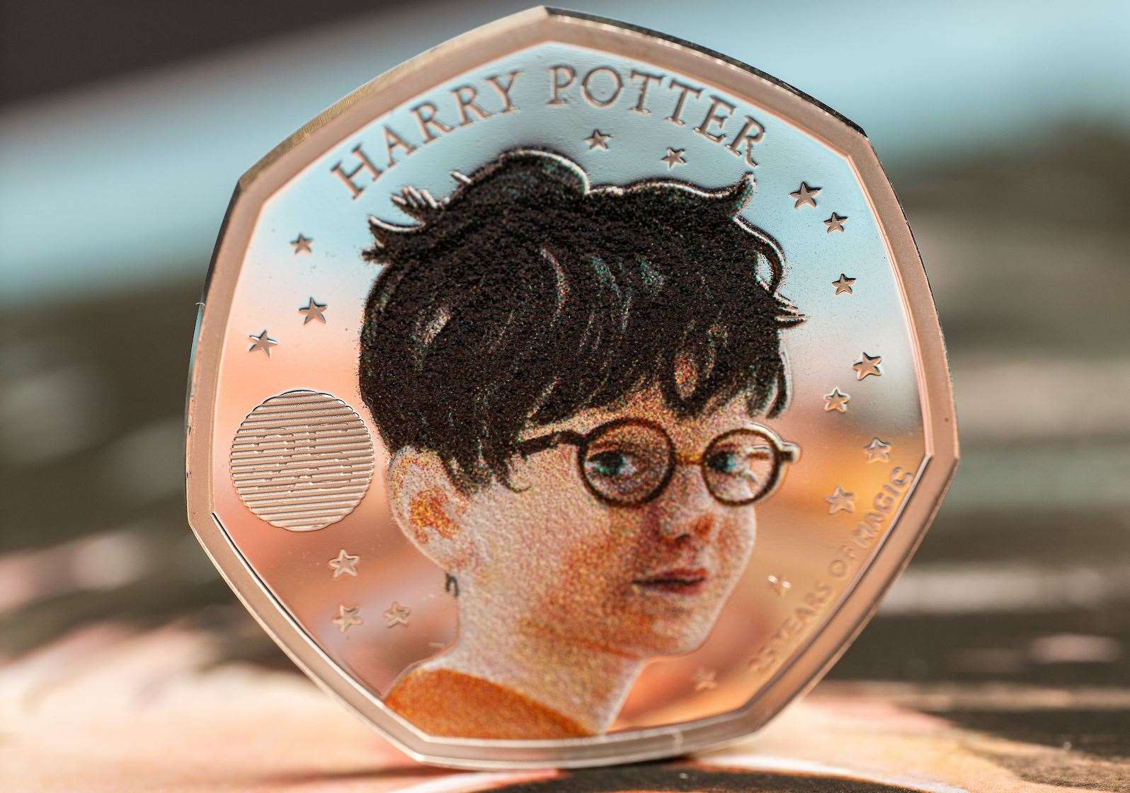 The Harry Potter coin was the first in the collection to be released in 2022. Image: Royal Mint.