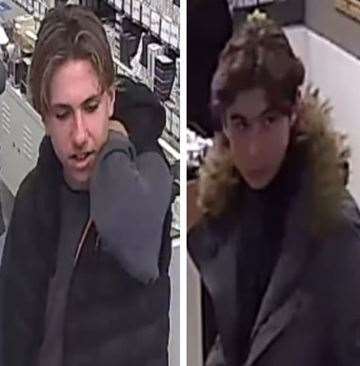 Police would like to identify these two youths