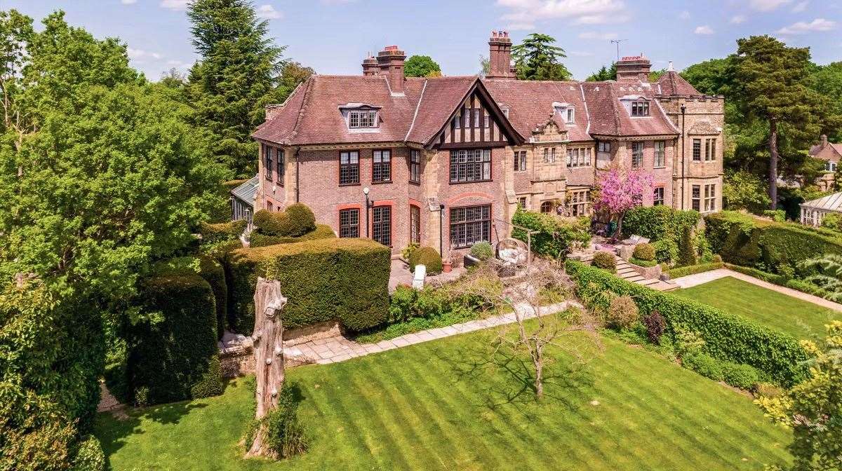 This beautiful home in Tunbridge Wells was once home to royalty, Princess Louise, in the 19th century. Picture: Knight Frank