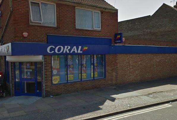 Coral betting shop in Ramsgate. Picture: Google street views (5967107)