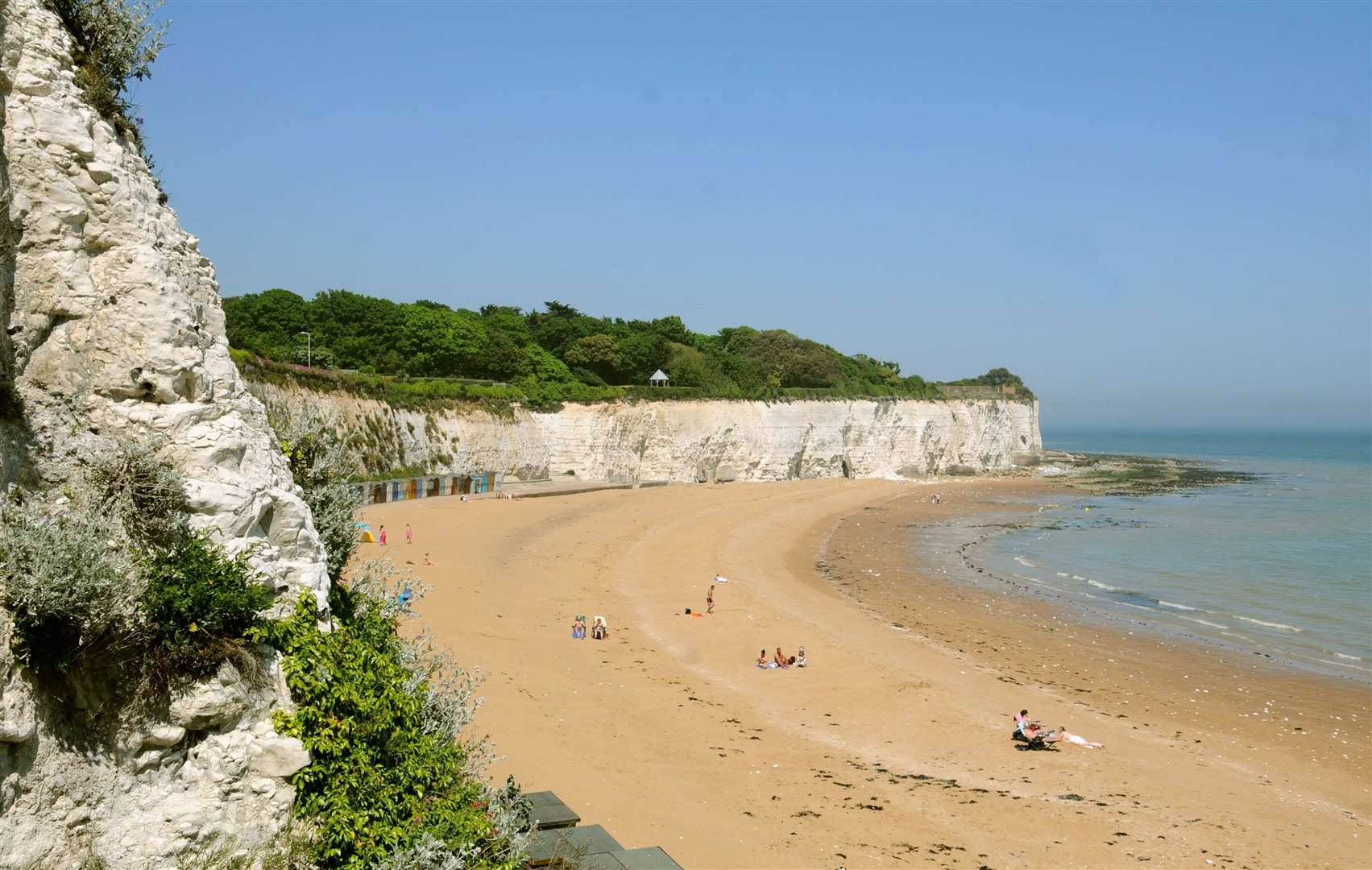Stone Bay in Broadstairs was one of six Thanet beaches to be awarded for 2023 despite recent pollution