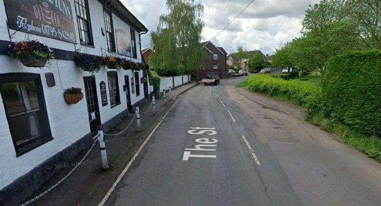 The Street in Lower Halstow is the central road in the village. Picture: Google