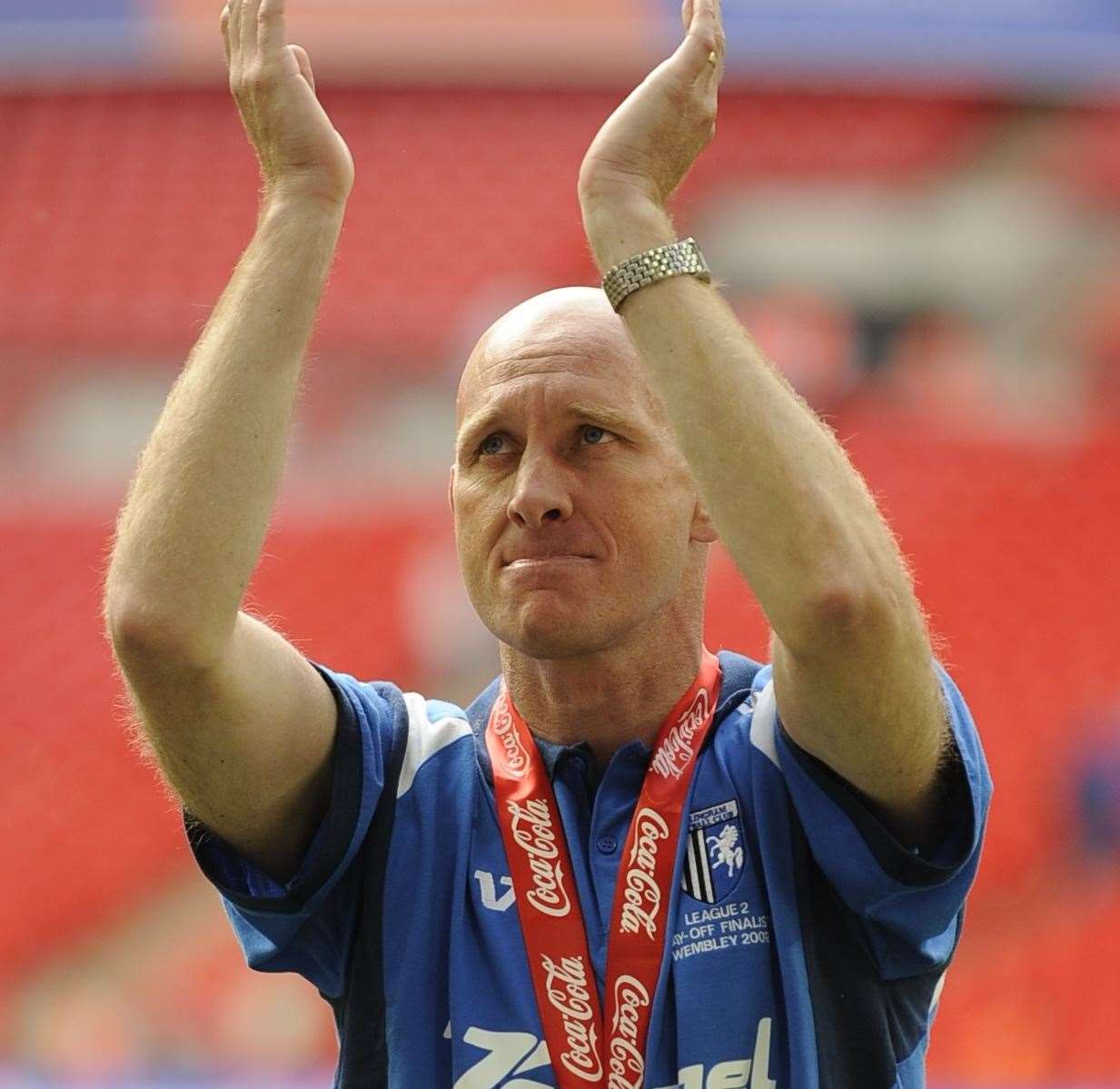 Former Gillingham boss Mark Stimson is taking Hornchurch to Wembley in the FA Trophy final Picture: Barry Goodwin