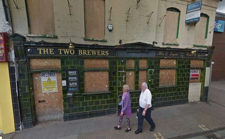The former Two Brewers pub, in Lowfield Street, Dartford. Picture: Google Maps