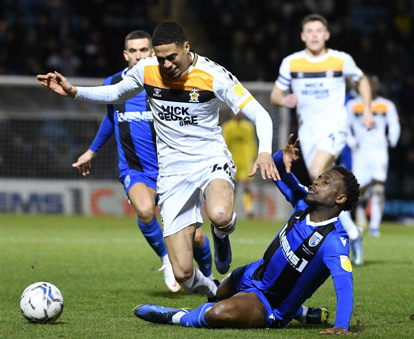 Gills show plenty of grit against the U's. Picture: Barry Goodwin