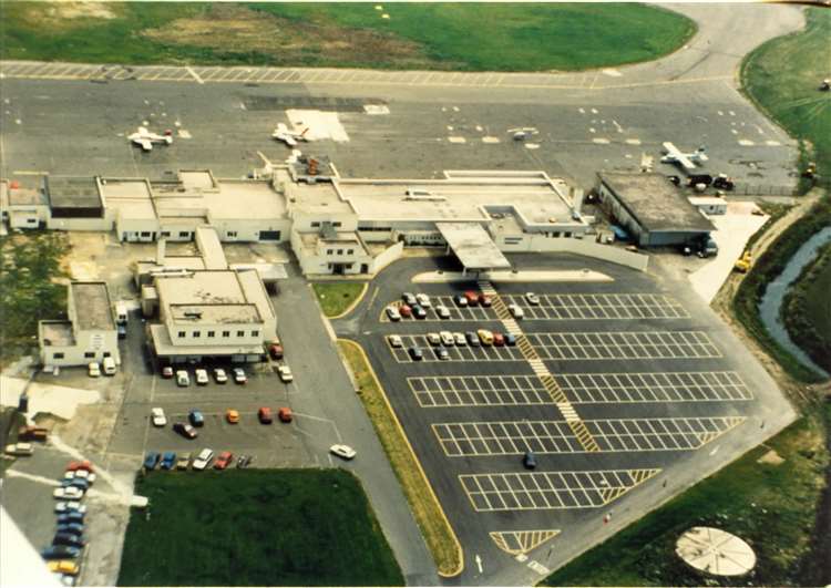 Aerial View of Lydd airport 1991
