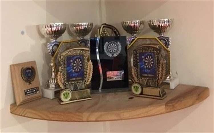 Judging by the packed trophy shelves there must be at least a few decent darts players in the village. I didn’t spot cups for pool but the table looked to be in good nick.