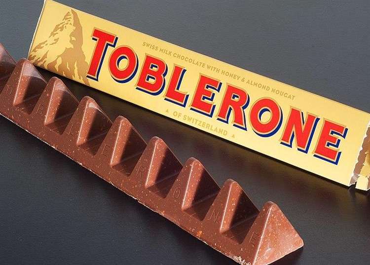 Toblerone has less triangles to eat
