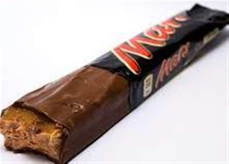 Mars bars have also shrunk in size