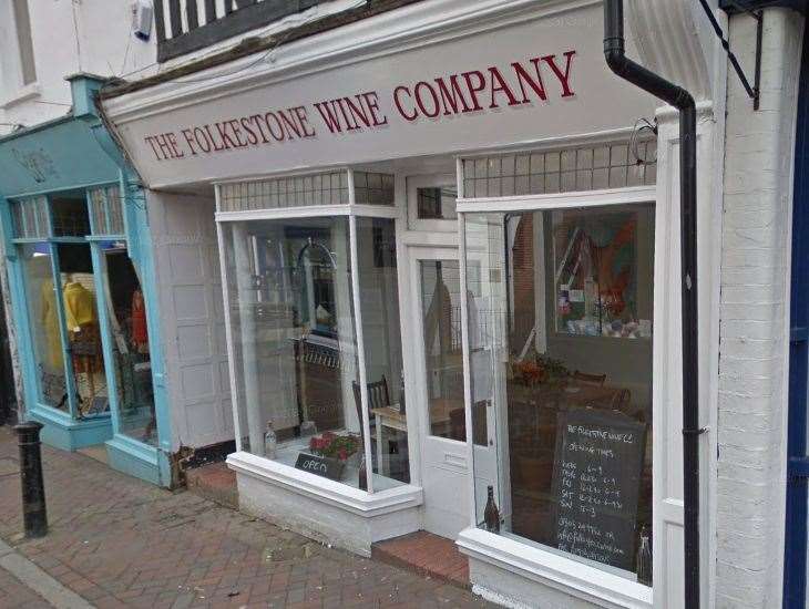 The Folkestone Wine Company was voted first by The Times' Britain's 20 best places to eat on the coast. Picture: Google