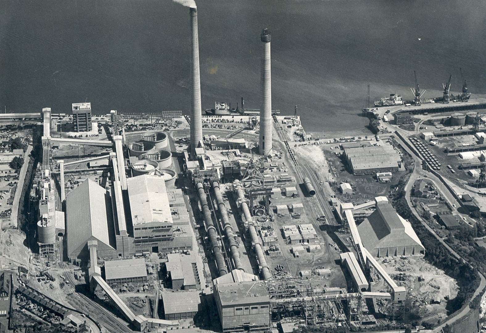 The Northfleet Cement Works. Photo taken in July 1970.