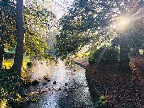 The new walk takes in Kearsney Abbey and Russell Gardens. Picture: Dover District Council