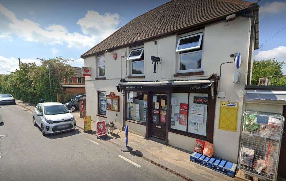 Broomfield Post Office in Margate Road, Herne Bay, was targeted. Picture: Google