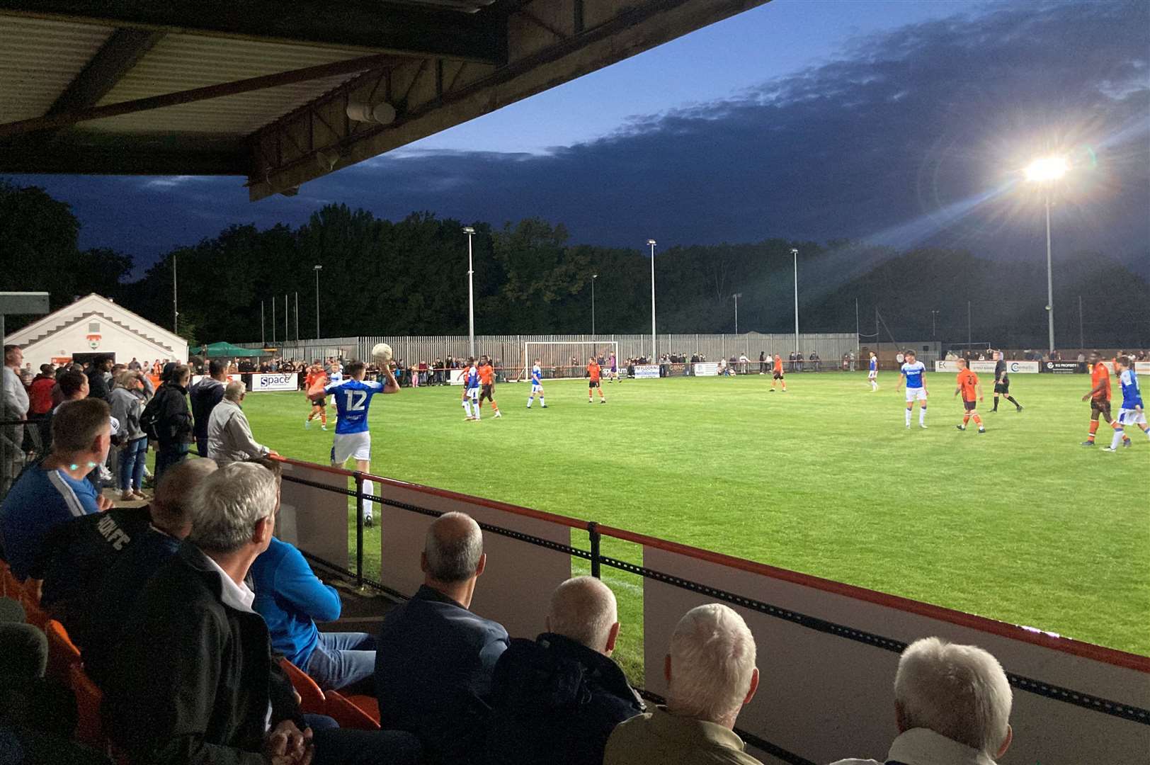A crowd of over 500 watched Gillingham against Lordswood at Martyn Grove on Tuesday night