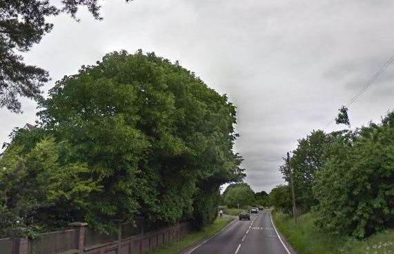 The fatal crash happened on the A26 Tonbridge Road between Ashes Lane and Cuckoo Lane (14106921)