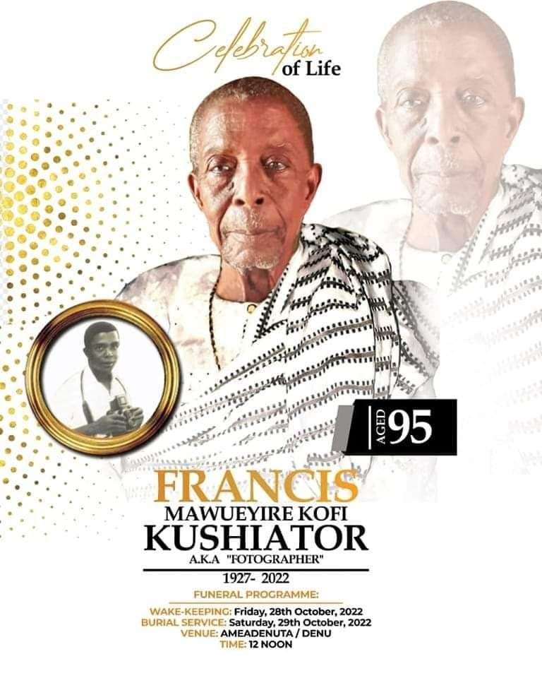 Bernice's dad, Francis Kofi Kushiator, died at the age of 95. Picture: Bernice Asante