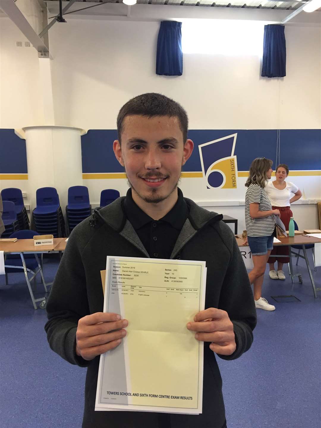 Daniel Searle is in year 10 but is still celebrating two GCSE results (15607667)