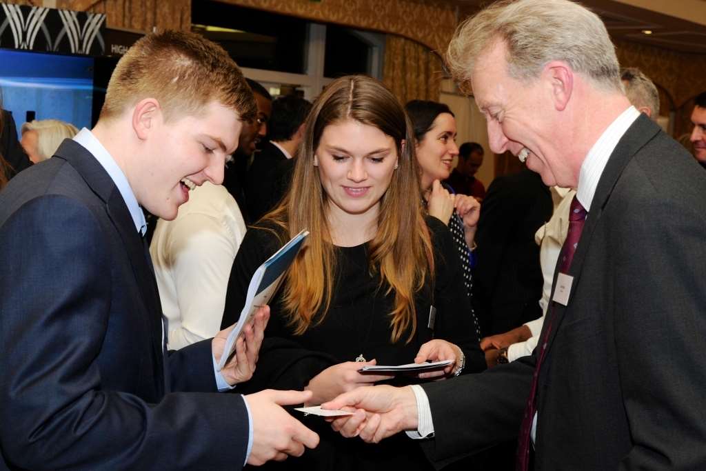 Young people can do some business networking at A Blast!