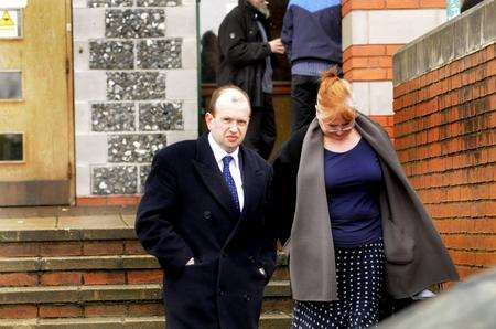 Sean Butler and Lynn Amos-Brown, in Canterbury Crown Court