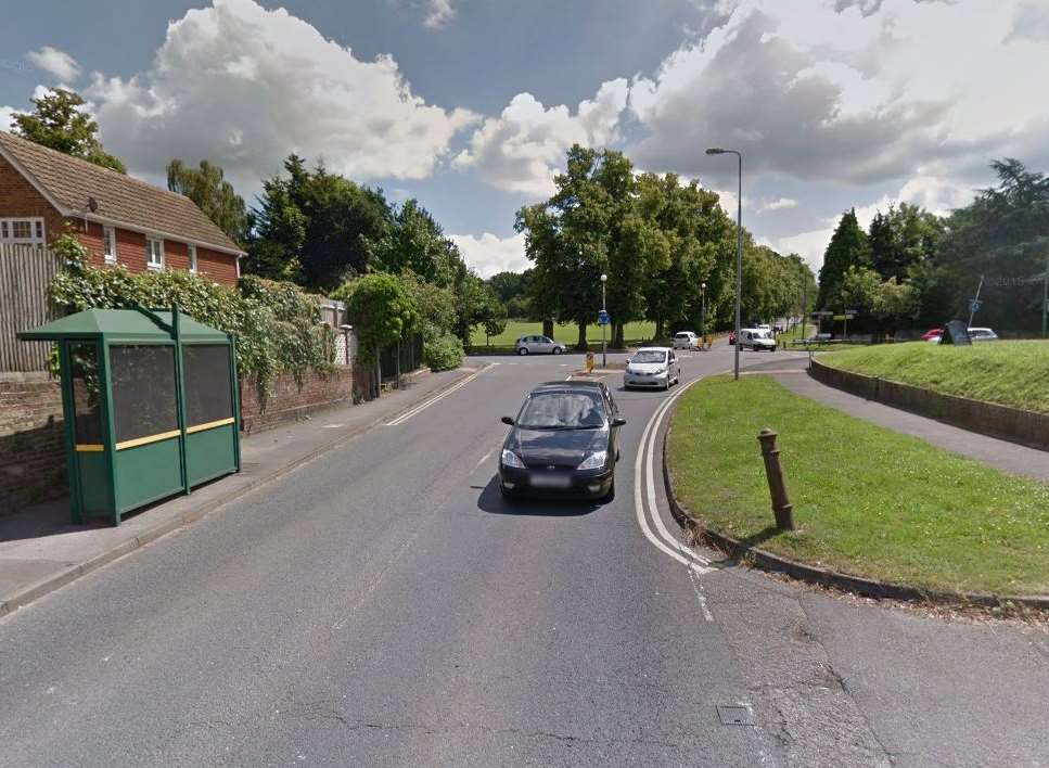 The accident happened on Sandling Road near to the junction with Boxley Road. Picture: Google Maps