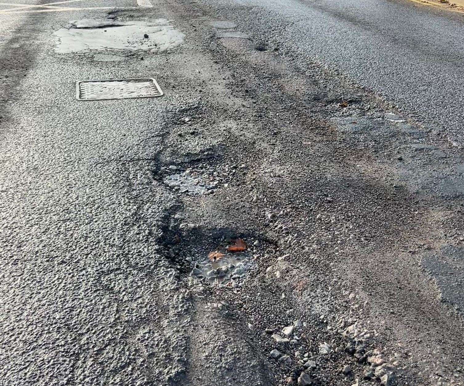 Mr Ward says something needs to be done to fix Tenterden's potholes