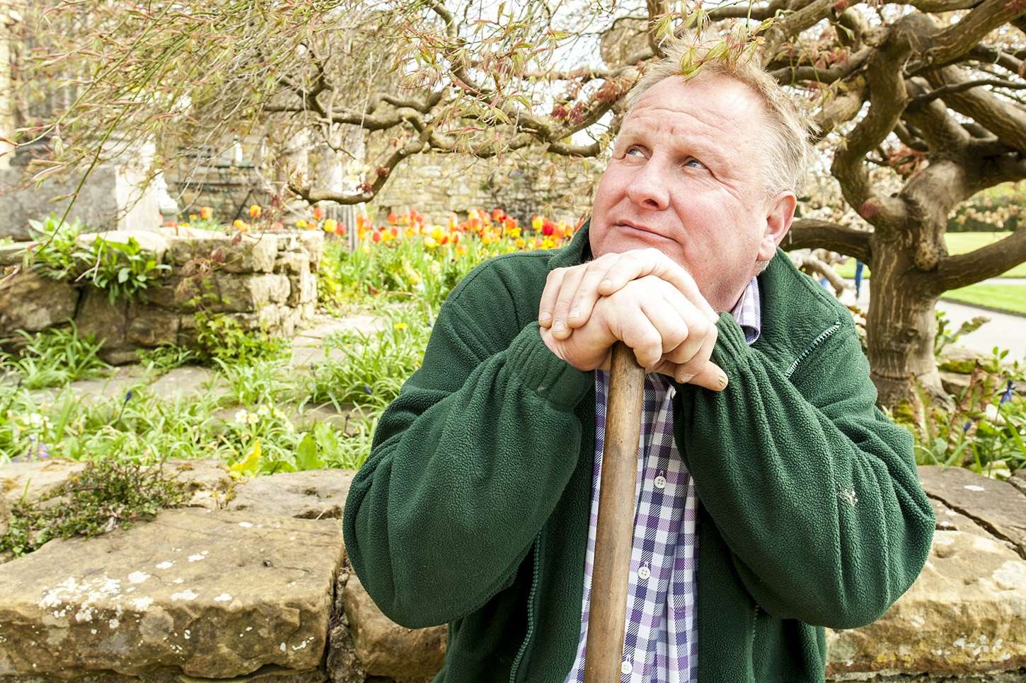 Head gardener Neil Miller at Hever Castle