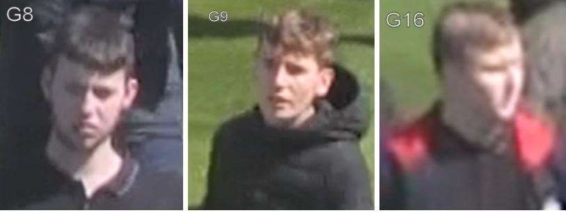 Do you recognise any of these men? Photo: Kent Police