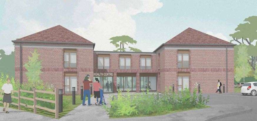 A CGI of the medical centre proposed for Hawkhurst. Picture: Rydon Homes and Deacon & Richardson