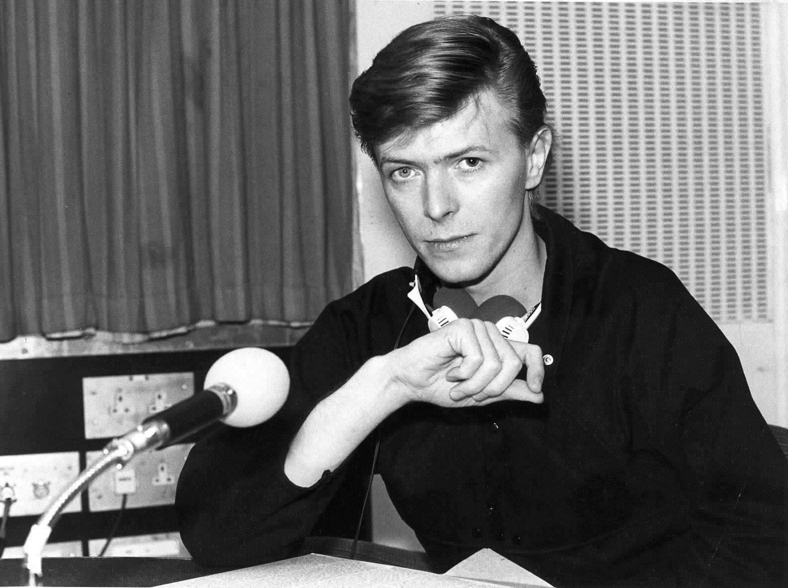 David Bowie turns radio DJ for a Star Special broadcast in May 1979. Image BBC
