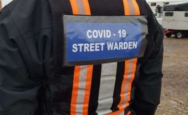 A Covid marshal has been removed with "immediate effect" after a stop and search in Tonbridge town centre