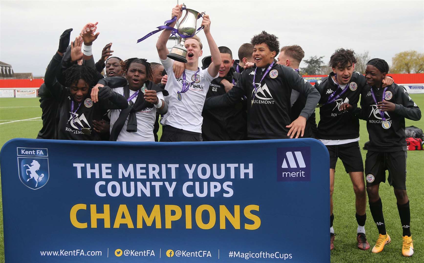 Bromley won the Kent Merit Under-15 Boys Cup Final. Picture: PSP Images