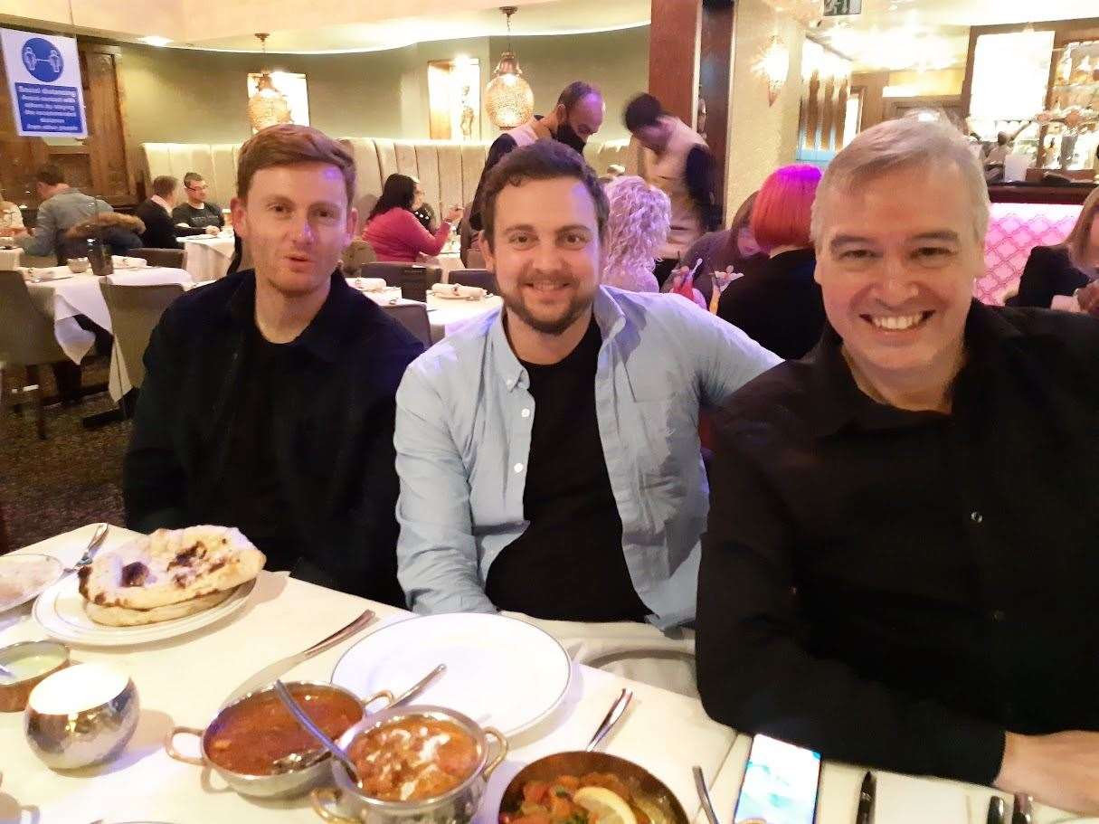 From left: Sean Delaney, Matt Leclere and Matt Ramsden at the Shozna restaurant in Rochester