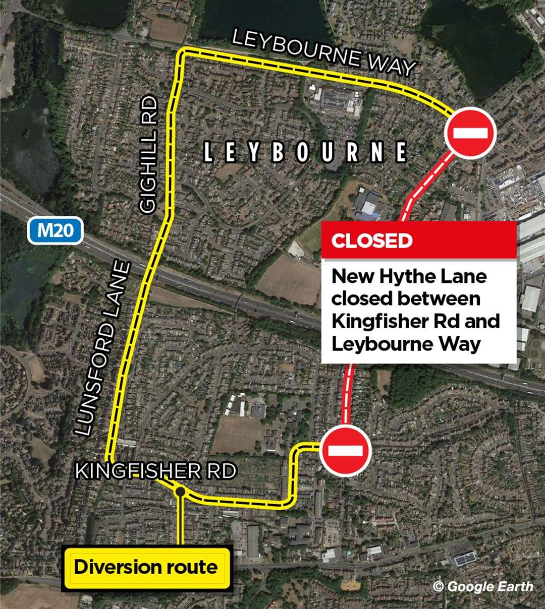 A diversion has been put in place during the closure