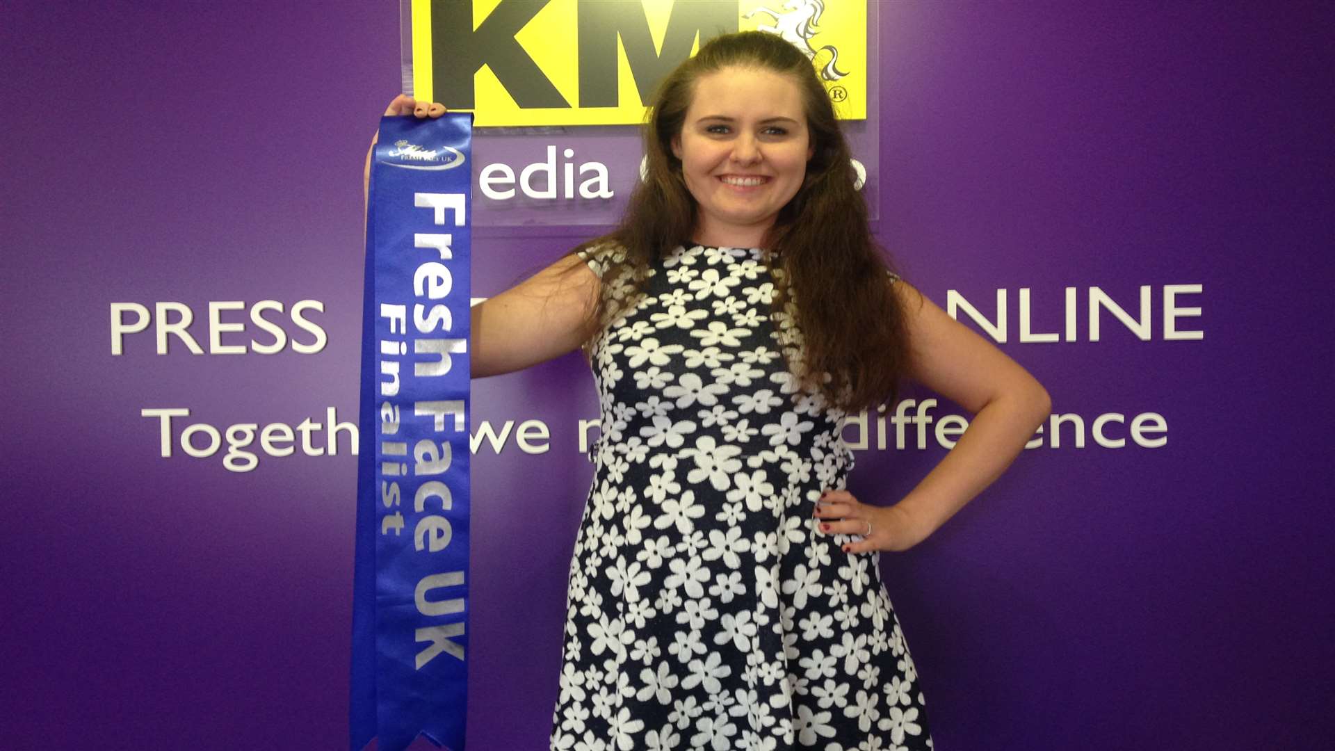 Kristina Webb from Sheerness who is taking part in in national beauty pageant.