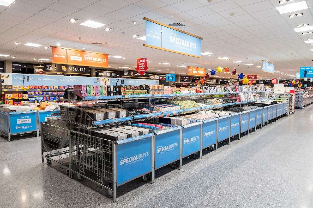 The new store includes special buys available every Thursday and Sunday. Photo: Aldi