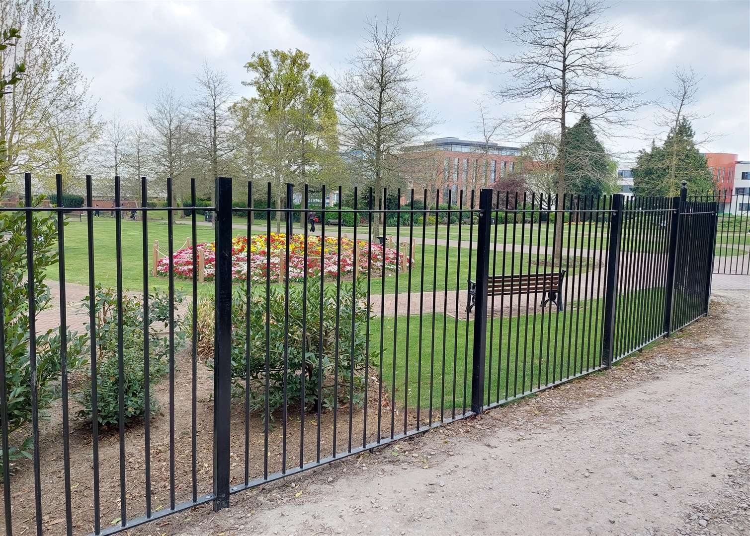 Improvements to the Memorial Gardens to remove undergrowth and replace the perimeter fence have also been carried out